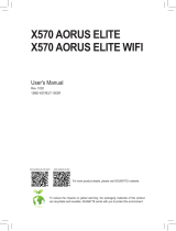 Gigabyte X570 AORUS ELITE WIFI User manual