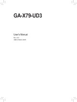 Gigabyte GA-X79-UD3 Owner's manual