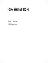 Gigabyte GA-H61M-S2H Owner's manual