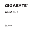 Gigabyte G492-ZD2 User manual