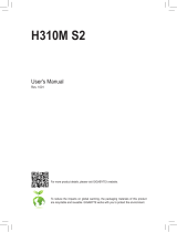 Gigabyte H310M S2 Owner's manual