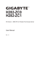 Gigabyte H282-ZC0 User manual