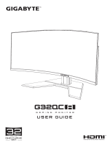 Gigabyte G32QC A User manual