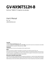 Gigabyte GV-NX96T512H-B User manual