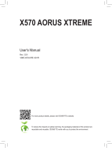 Gigabyte X570 AORUS XTREME Owner's manual