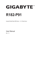Gigabyte R182-P91 User manual