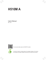 Gigabyte H510M A Owner's manual
