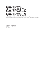 Gigabyte GA-7PCSLX Owner's manual