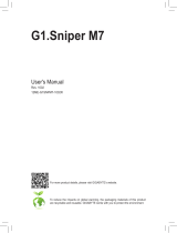 Gigabyte G1.Sniper M7 Owner's manual