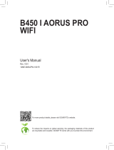 Gigabyte B450 I AORUS PRO WIFI Owner's manual