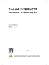 Gigabyte Z490 AORUS XTREME WATERFORCE Owner's manual