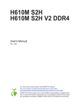 Gigabyte H610M S2H Owner's manual