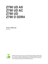 Gigabyte Z790 D DDR4 Owner's manual