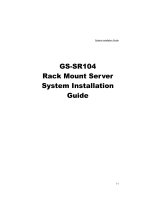 Gigabyte GS-SR104 Installation guide