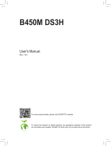 Gigabyte B450M DS3H Owner's manual