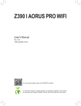 Gigabyte Z390 I AORUS PRO WIFI Owner's manual