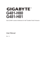 Gigabyte G481-H80 User manual