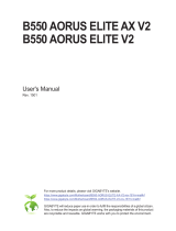 Gigabyte B550 AORUS ELITE V2 Owner's manual