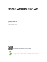 Gigabyte X570S AORUS PRO AX Owner's manual