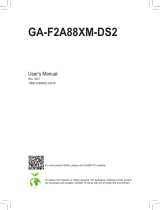 Gigabyte GA-F2A88XM-DS2 Owner's manual