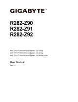 Gigabyte R282-Z91 User manual