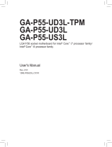 Gigabyte GA-P55-US3L Owner's manual