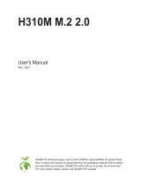 Gigabyte H310M M.2 2.0 Owner's manual