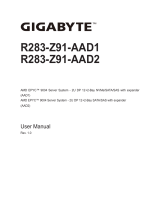 Gigabyte R283-Z91 User manual