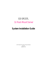 Gigabyte GS-SR157L Installation guide