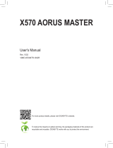 Gigabyte X570 AORUS MASTER Owner's manual