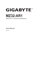 Gigabyte MZ32-AR1 User manual