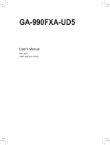 Gigabyte GA-990FXA-UD5 User manual