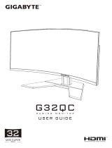 Gigabyte G32QC User manual