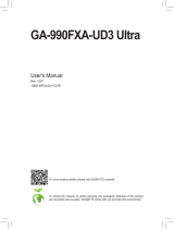 Gigabyte GA-990FXA-UD3 Ultra Owner's manual