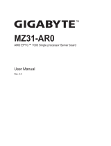 Gigabyte MZ31-AR0 User manual