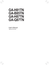 Gigabyte GA-B85TN Owner's manual