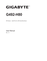 Gigabyte G492-H80 User manual