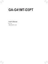 Gigabyte GA-G41MT-D3PT Owner's manual