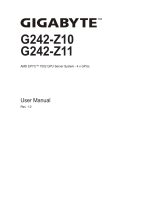 Gigabyte G242-Z11 User manual