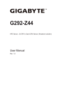 Gigabyte G292-Z44 User manual