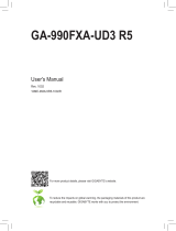 Gigabyte GA-990FXA-UD3 R5 Owner's manual