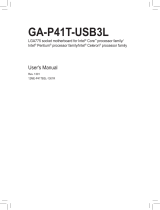 Gigabyte GA-P41T-USB3L Owner's manual