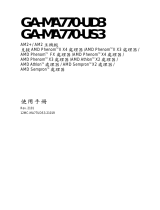 Gigabyte GA-MA770-US3 Owner's manual