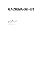 Gigabyte GA-Z68MA-D2H-B3 Owner's manual