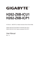 Gigabyte H262-Z6B User manual