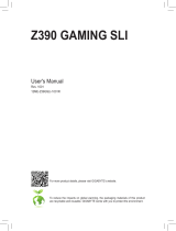 Gigabyte Z390 GAMING SLI Owner's manual
