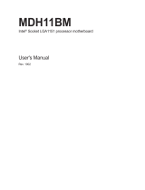 Gigabyte MDH11BM User manual