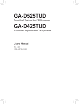 Gigabyte GA-D525TUD Owner's manual