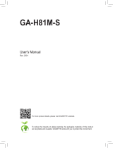 Gigabyte GA-H81M-S Owner's manual