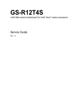 Gigabyte GS-R12T4S Owner's manual